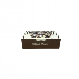 Yarım Kiloluk Kuru Pasta Kutusu 400gr Karton Ekonomik (100'lü Paket)